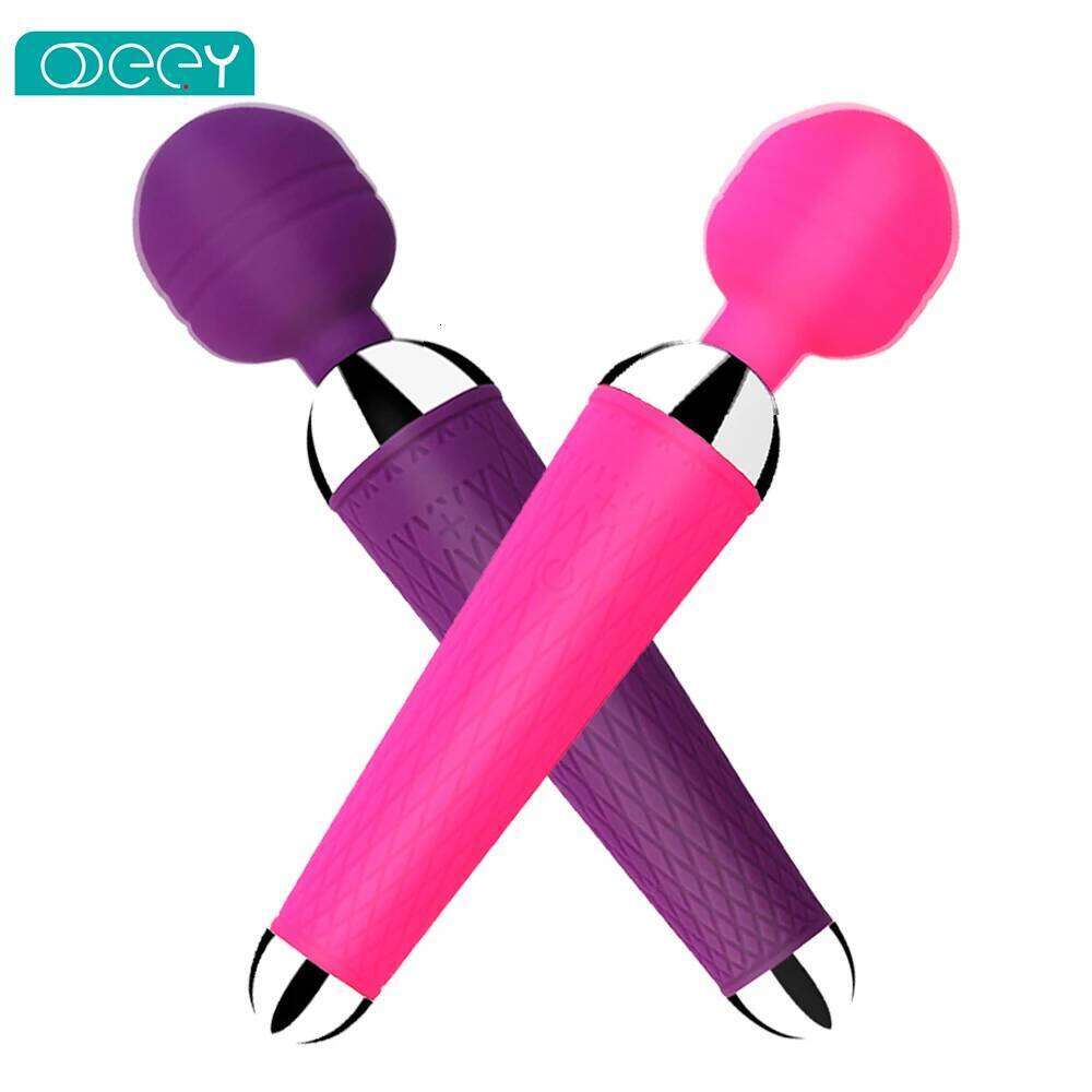 Powerful Vibrator 20 Speeds Clitoris G-Spot Stimulation AV Wand Stick Massager Dildo Masturbator Erotic Sex Toys for Adults 18 Z260311