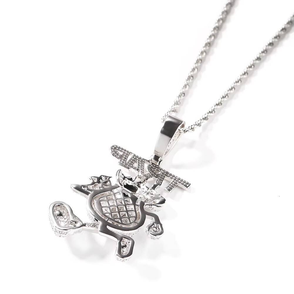 Fashion Pendent Jewelry TRAP Running Pouch Cartoon Pendent Necklace Hip Hop Jewelry for Men Jewelry Wholesale Price