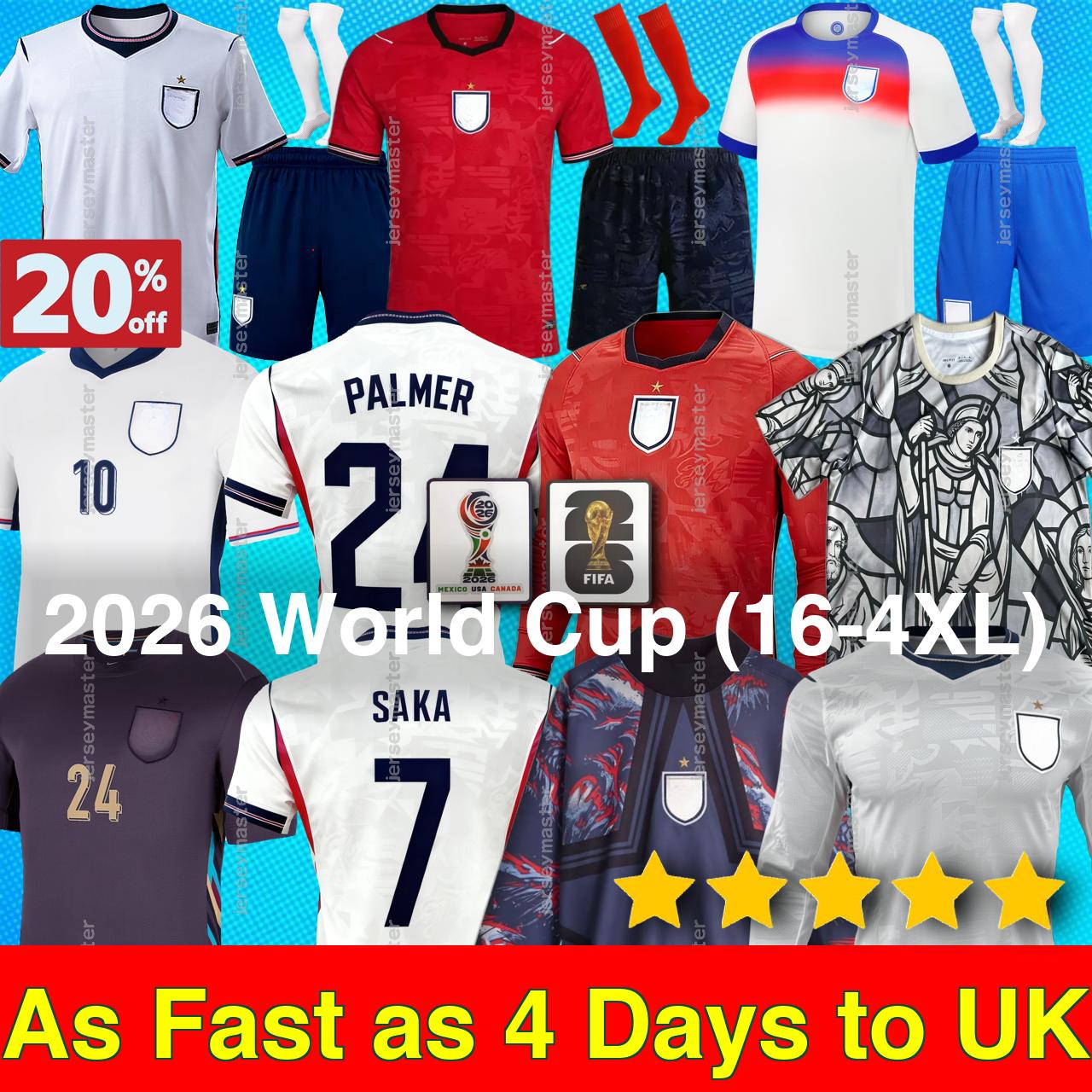 england world cup 2026 Soccer Jersey Men Kids KANE BELLINGHAM RASHFORD RICE FODEN GORDON PALMER PICKFORD Football Shirt Soccer Uniforms WOMEN