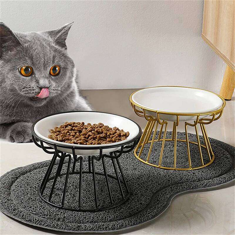 Pet Food Tilt High Bottom Neck Protector Antichoking and Cat Water Bowl Antidumping Dog Feeding Supplies 26Y0312