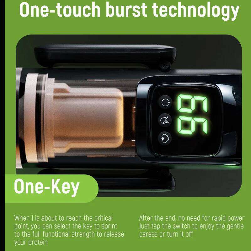 Automatic Thrusting Sucking Male Masturbator Penis Pump Stroker with Handle LCD Display Blow Job Simulation Sex Toy for Men 18+ Z260311