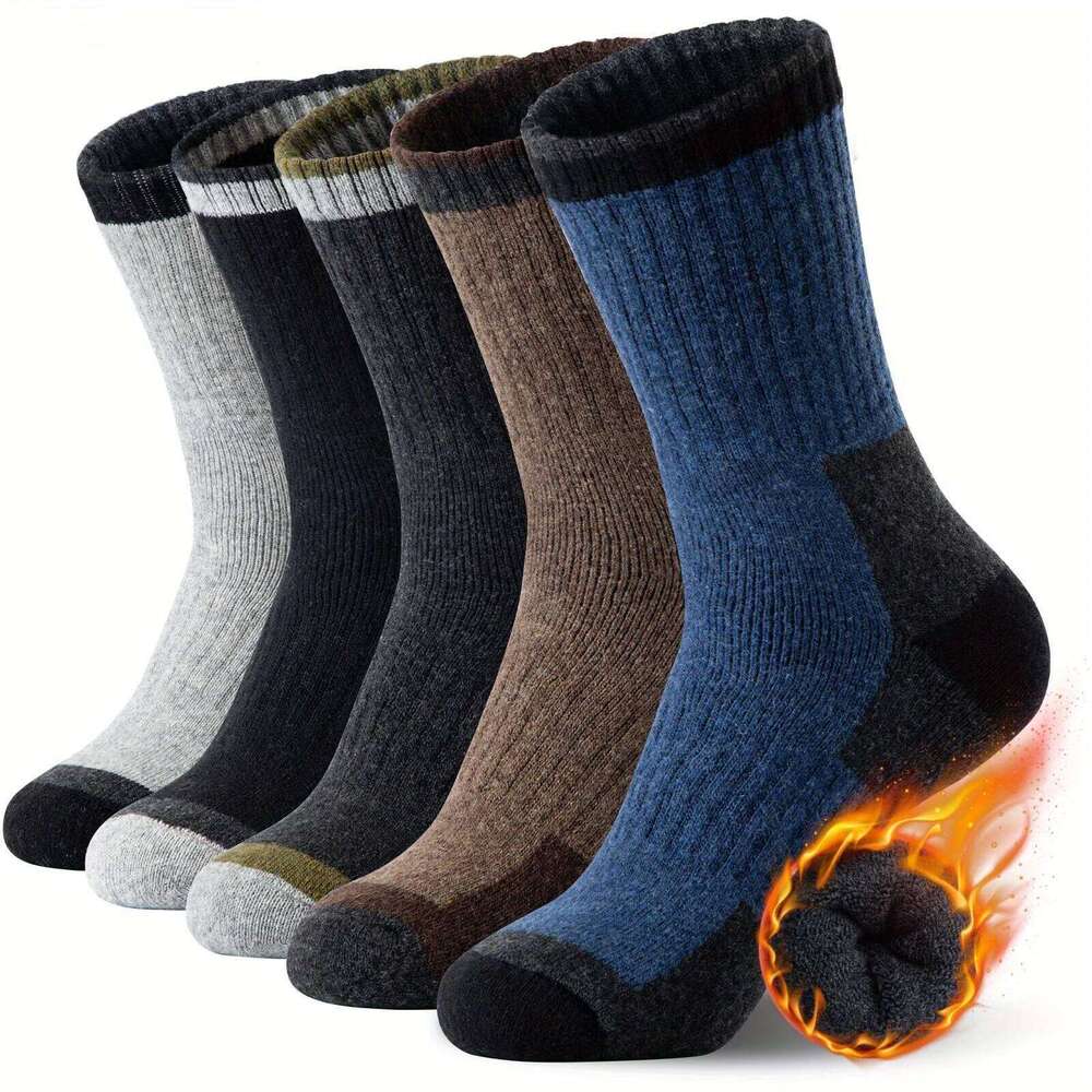Winter Merino Wool Thickened Warm Moisture Wicking Hiking Men Women Thermal Breathable Durable Cycling Socks Z260312
