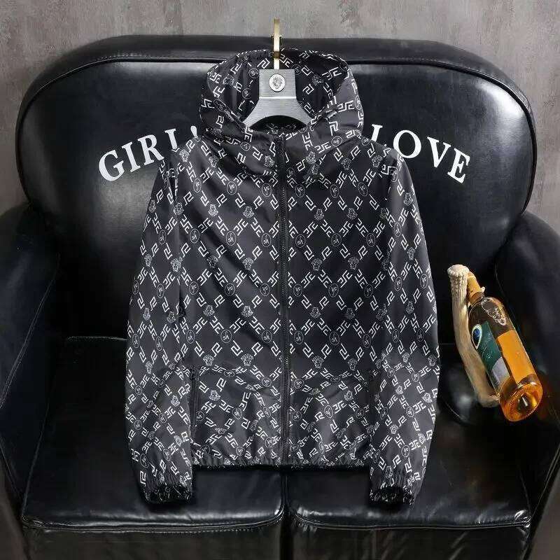 New Coat Spring And Autumn Fashion Brand Slim Fit Handsome All-Match Thin Casual Jacket Men's Clothing Top Clothes