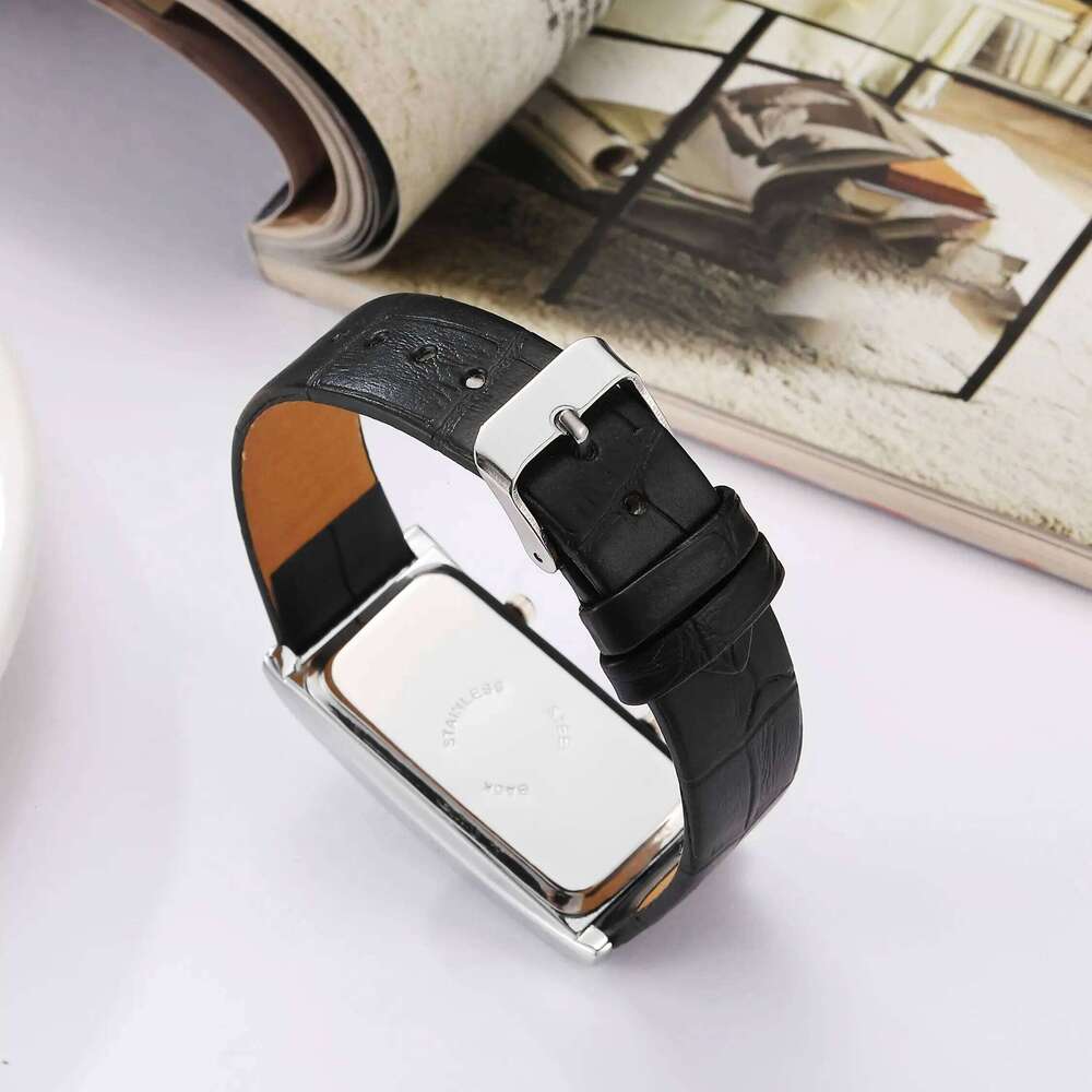 Hot selling fashion leisure business time zones dual dial for man woman couple quartz watches reloj