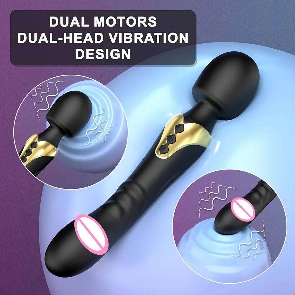 Powerful AV Wand Supplies Dildo G Spot Clitoris Stimulator Masturbator Adult Intimate Toy for Women Couples Z260311