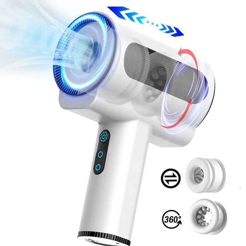 Automatic Sex Toys 360Rotating Massage Male Suction Telescopic Masturbator Adult Products for Men Z260311