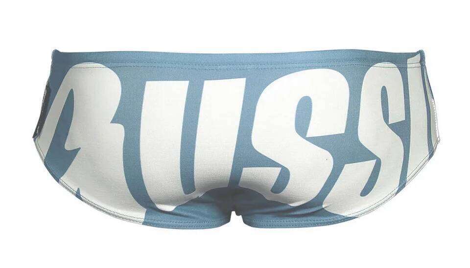 Men Sexy Letter Swimwear Swim Trunks Beach Surfing Shorts Swimming Briefs Z260312
