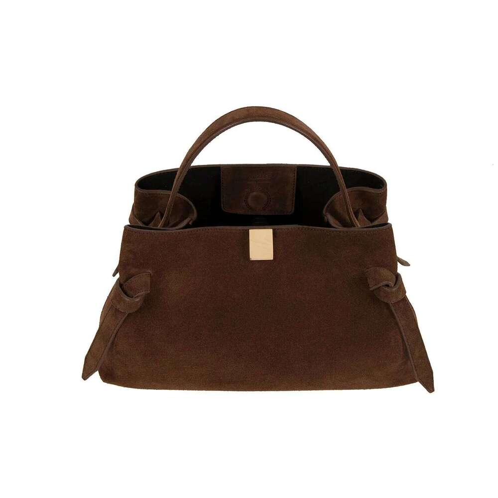 YUZEFI Trendy Retro Autumn Winter Suede Multifunctional Women's Handbag For Daily Commuting Large Capacity Bag