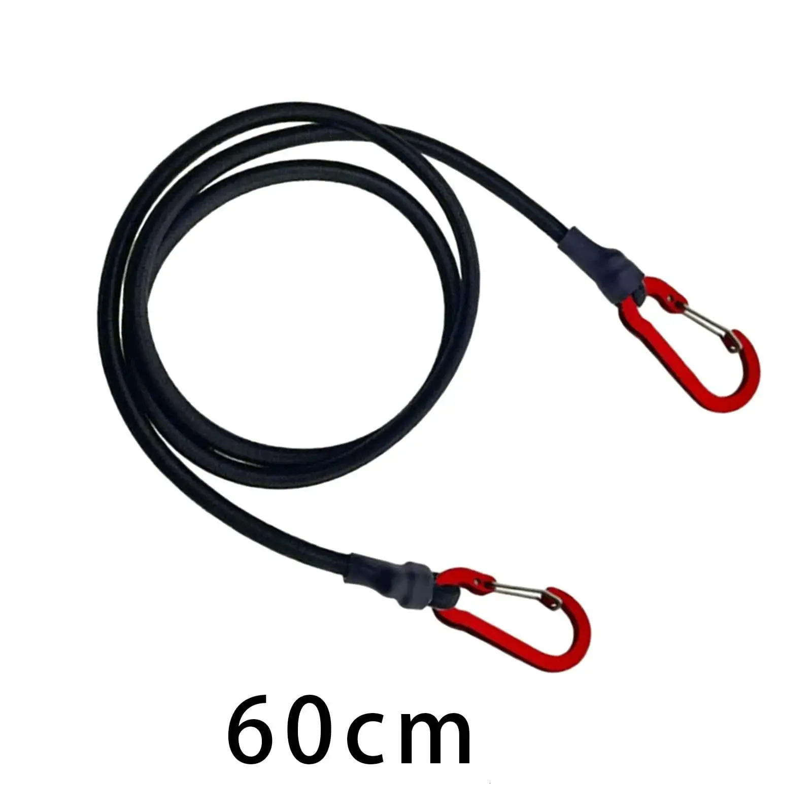 Heavy Duty Bungee Cord Elastic Tie Strap String Carabiner Hooks Kayak Cycling Luggage Packing Ropes Camping Accessories 260228