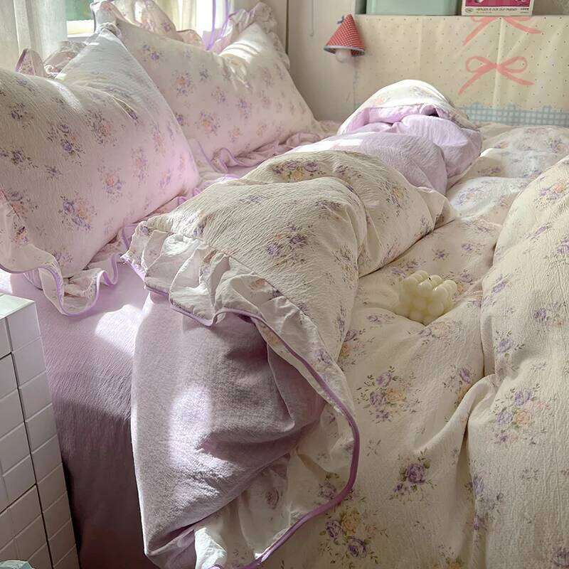 Printed Bedclothes Adults Kids Room Bedsheet Set Single/Double/Queen/King Size Bedding Home Soft Bed Linen Sets juego de cama H260312