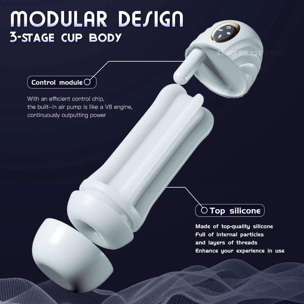 Male Masturbation Cup Automatic Sucking Real Oral Vagina Suction Vibrator Masturbator Sex Toys For Men Blowjob Vibrating Machine Z260312