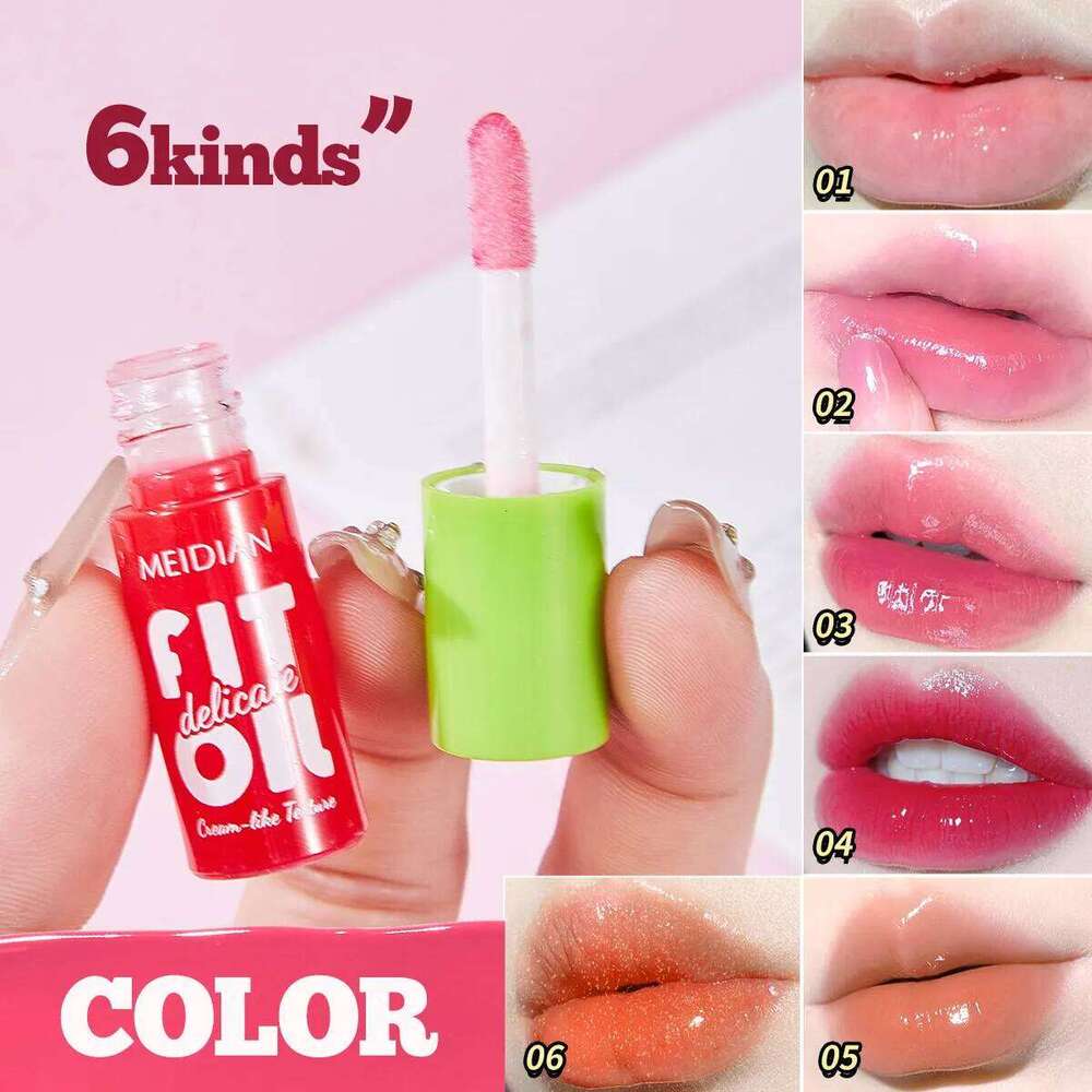 6 Pack Lip Gloss Lipstick,multi-color lip gloss,Dating Makeup,Long-Lasting Non-Stick Cup, Moisturizing,Easy to Color,Gift Box W260311