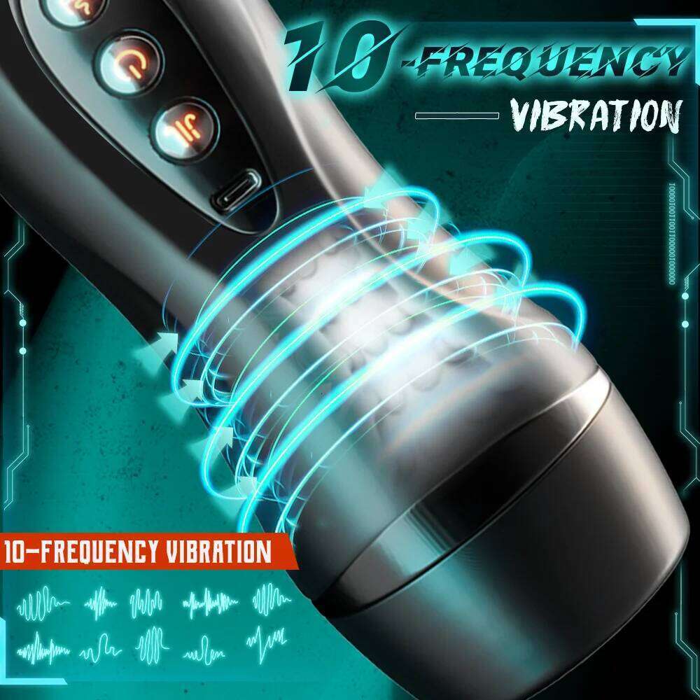 Masturbation Heating Stimulation Vibrator Sexy Voice Free Portable Bracket Suction Cup Pocket Pussy Men's Sex Toy For Z260312
