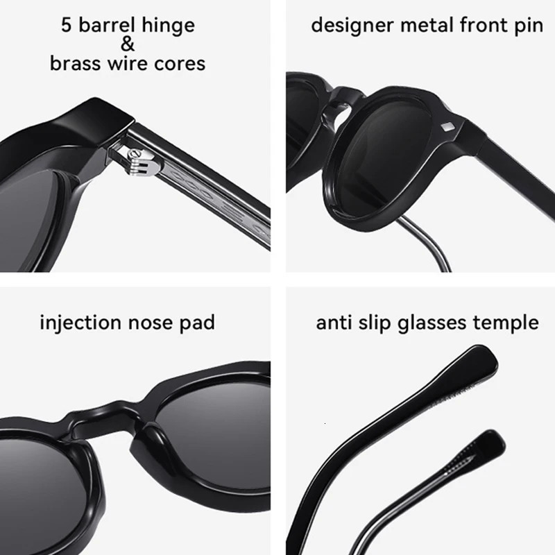 SHAUNA Retro Round Women Sunglasses Fashion Blue Green Shades UV400 Men Trending Rivets Punk Sun Glasses 260302