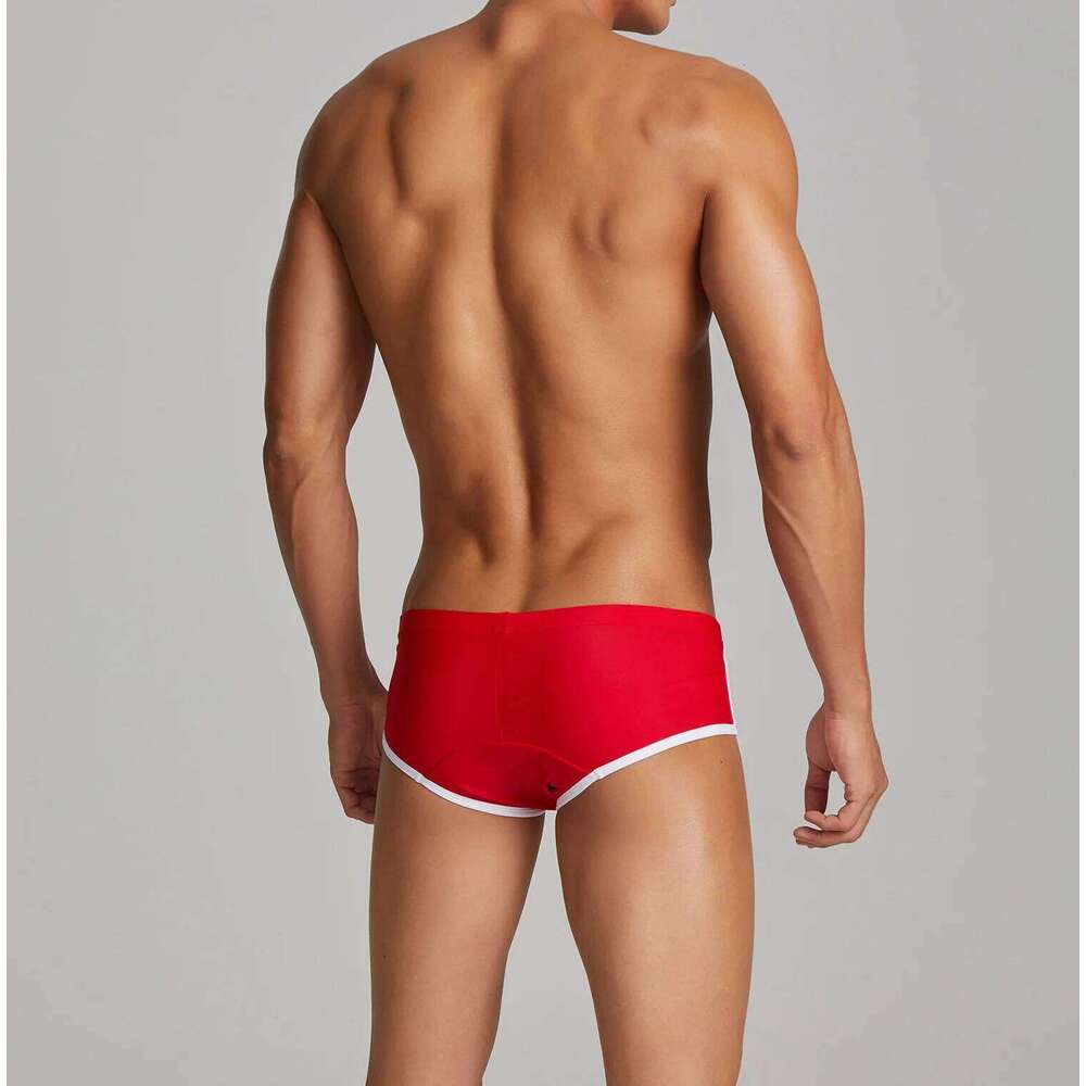 Seobean Men's beach hot spring triangle low-waist quick-dry trunks water sports swimming suits Z260312