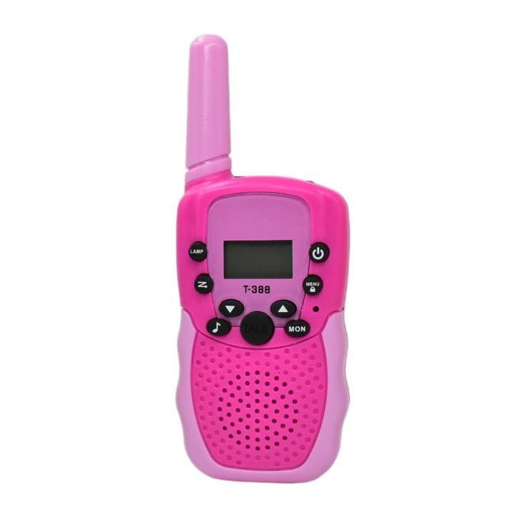 Color blocked T388 walkie talkie, children's toy puzzle handheld device, color outdoor wireless walkie talkie