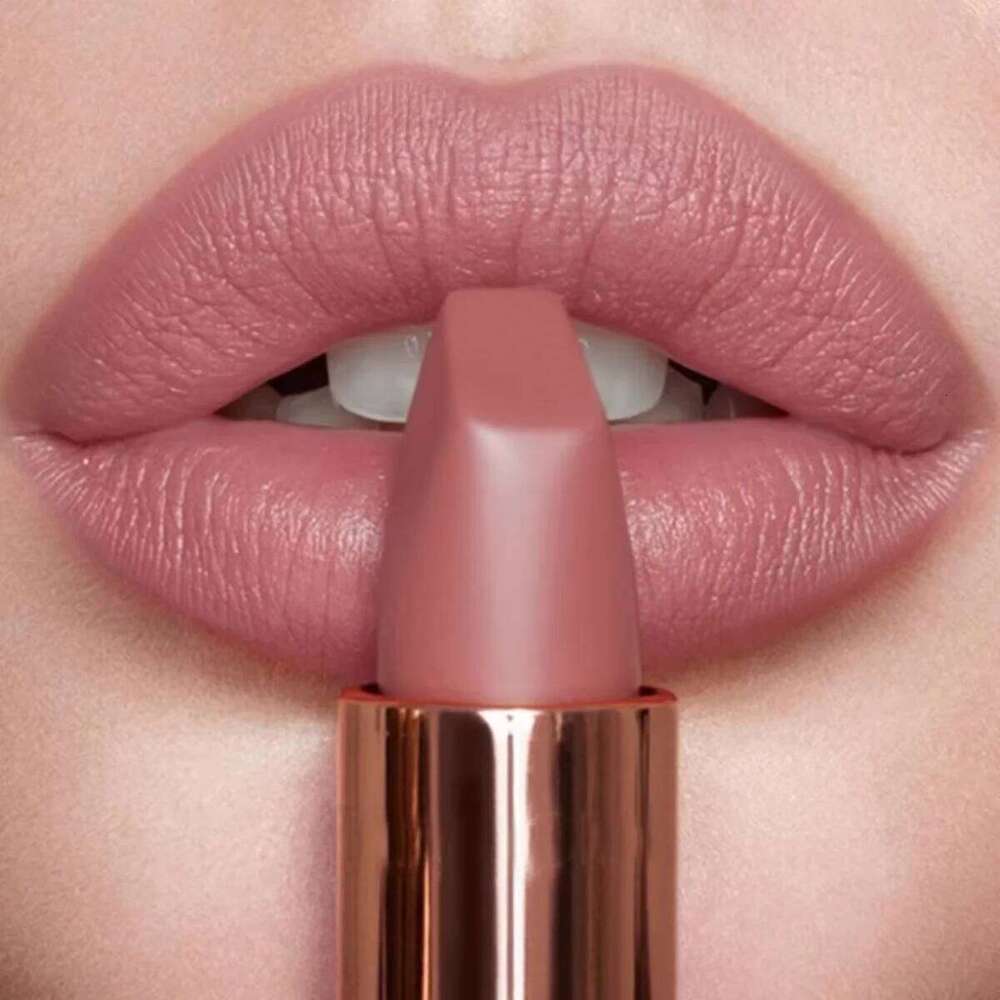 6 Colors Sexy Matte Lipstick Waterproof Long Lasting Color Rendering Non-stick Velvet Lips Liner Pencil Woman Makeup Cosmetics W260311