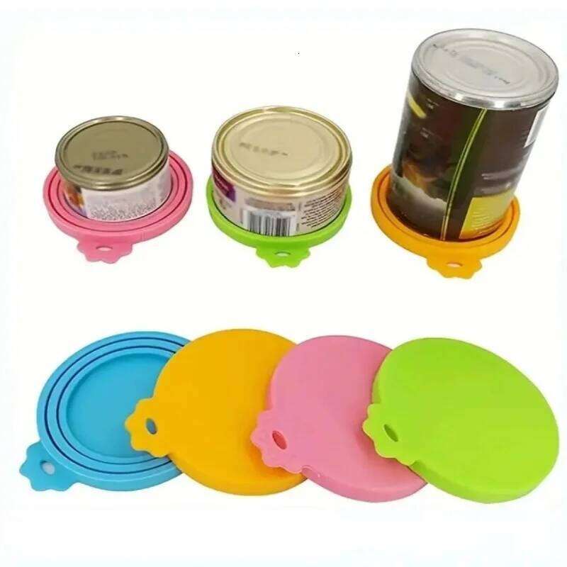 One Reusable Silicone Pet Can Lid Bpa Free Suitable For Most Sized Dog And Cat Cans - Keeps Food Fresh Prevents Bacterial Odors 26Y0312