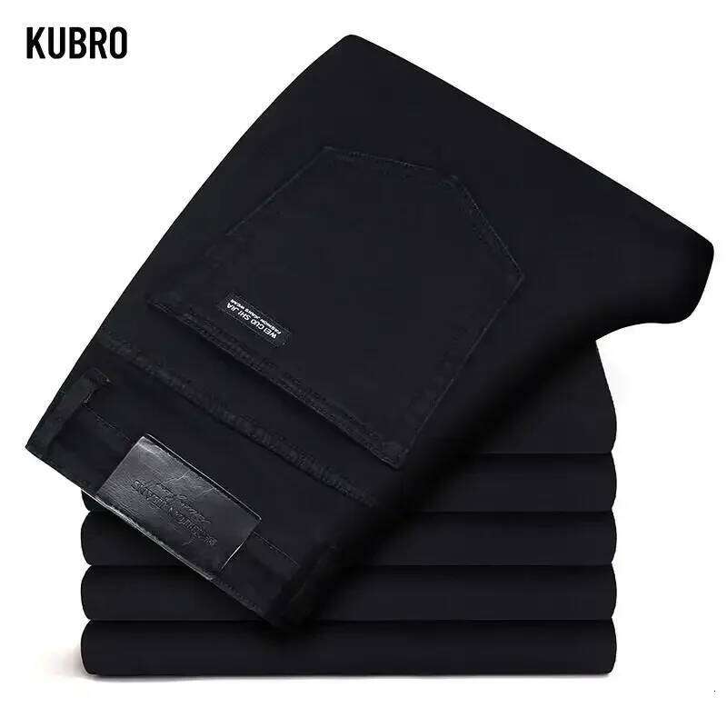 Men Classic Advanced Fashion Brand Jeans Jean Homme Man Soft Stretch Black Biker Masculino Denim Trousers Mens Pants Overalls 26Y0312