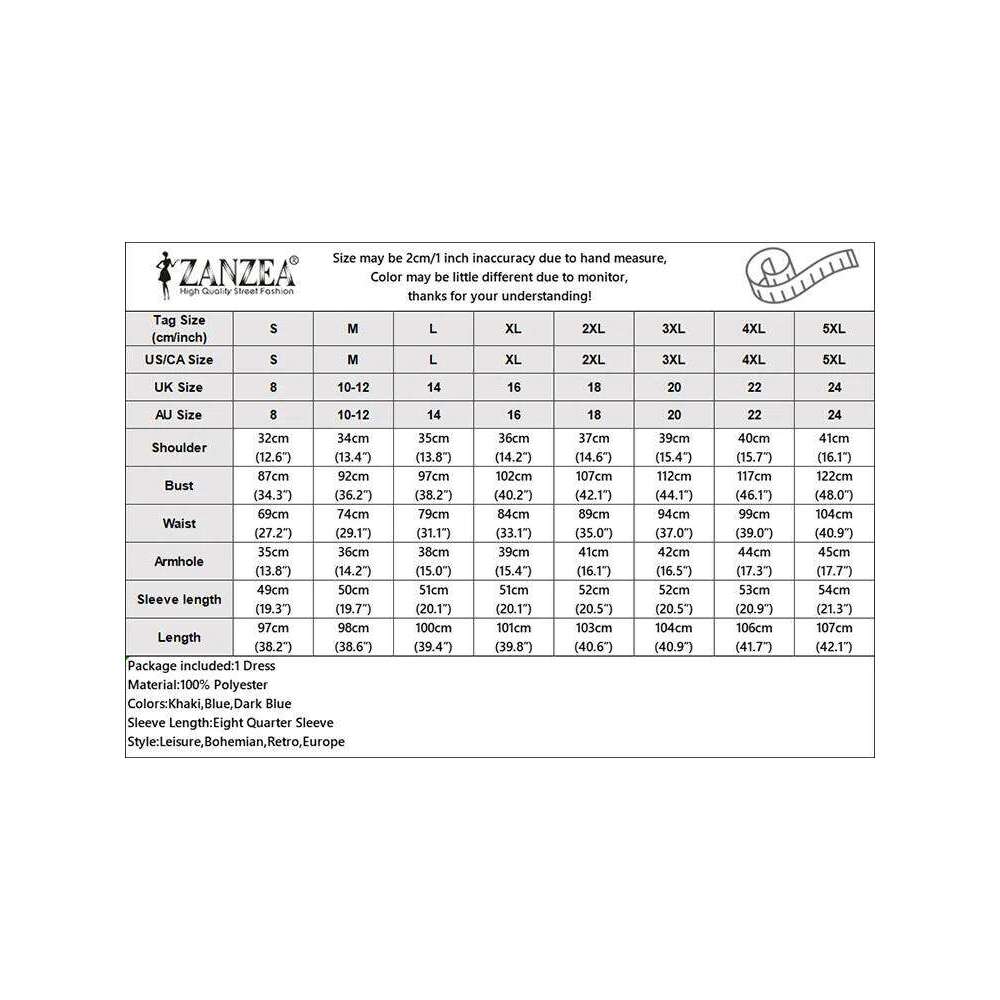 ZANZEA Summer Fashion Womens Dress Sexy Solid Color Knee Length Bodycon Sundress Elegant 3/4 Sleeve V-Neck Work OL Vestidos 2025 C260312