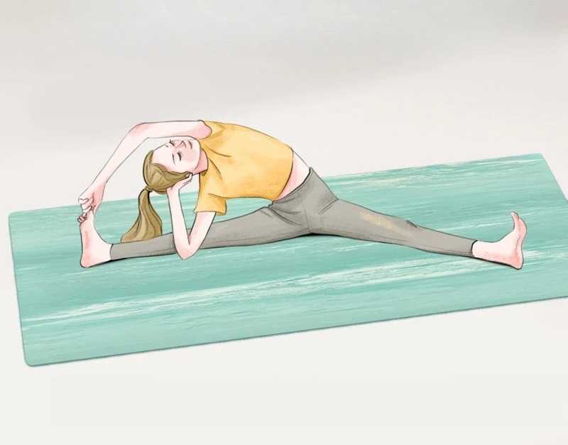 Pilates Equipment Yoga Mat Thick DurabLE Natural Rubber Outdoor Balance Training Yoga Mats M260312