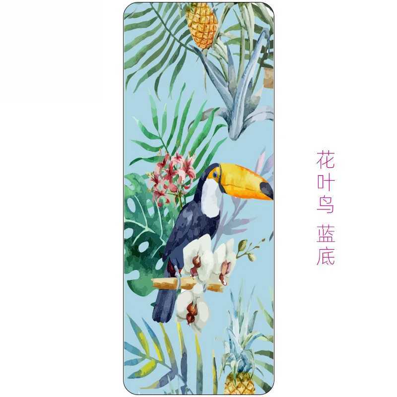 Zen Rhyme 1mm Natural Rubber Suede Yoga Mat Foldable Portable Anti-Slip Drape Gym Meditation Fitness Workout Gymnastics M260312