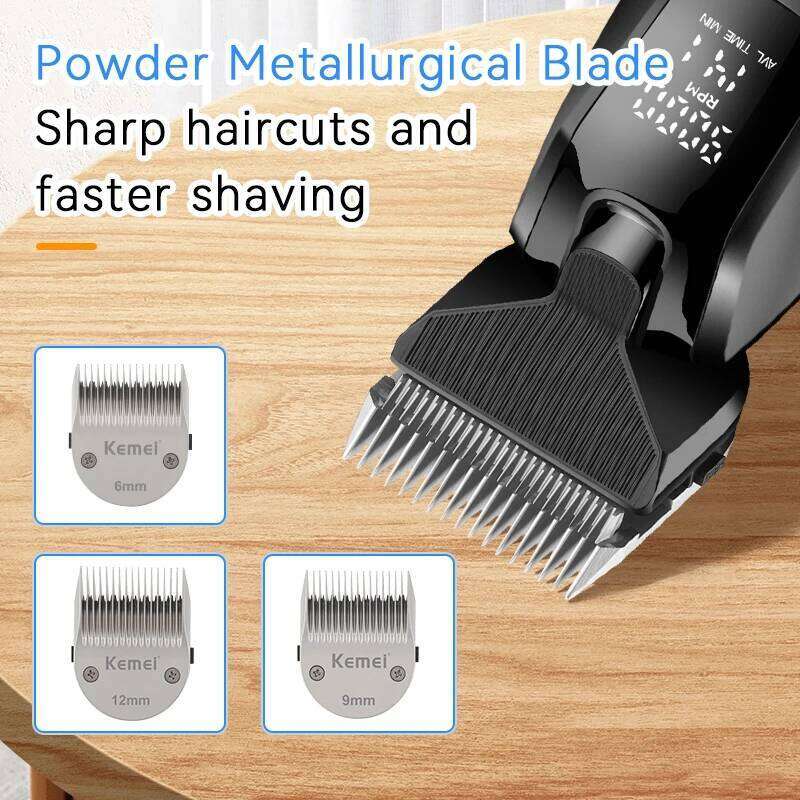 kemei 1857 professional pet grooming electric rechargeable cat shaver dog trimmer 10W animal hair clipper C260312