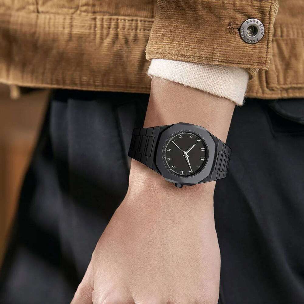2025 New fashion Leisure minimalist men's women's light weight waterproof Arabic quartz watches relojes para hombre