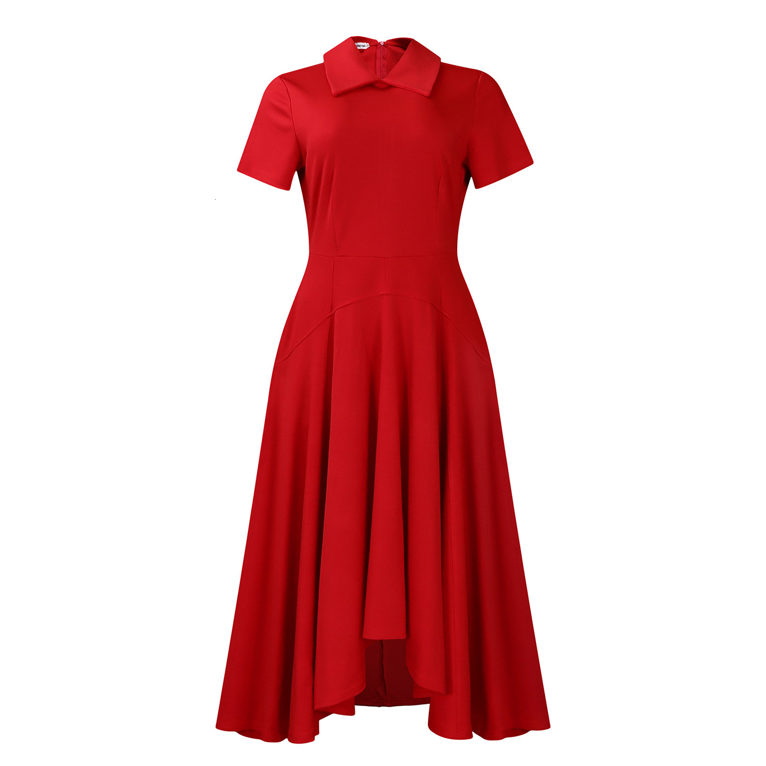 D514 Womens Fashion 2024 Summer Elegant High Waist Party Swing Dress Elegant Evening Dress