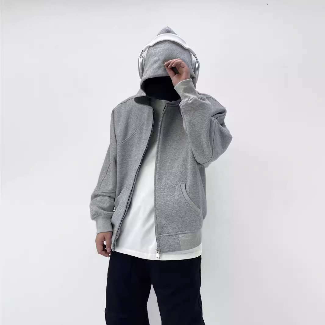 Style Trendy Brand Cleanfit Hooded Sweatshirt For Designer Hoodie Men New Heavyweight Boxy Fit Hoodie Solid Color Top For Spring And Autumn
