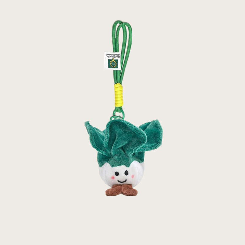 Vegetable Series Broccoli Bag Pendant Doll Keychain Plush Toy Backpack Decoration