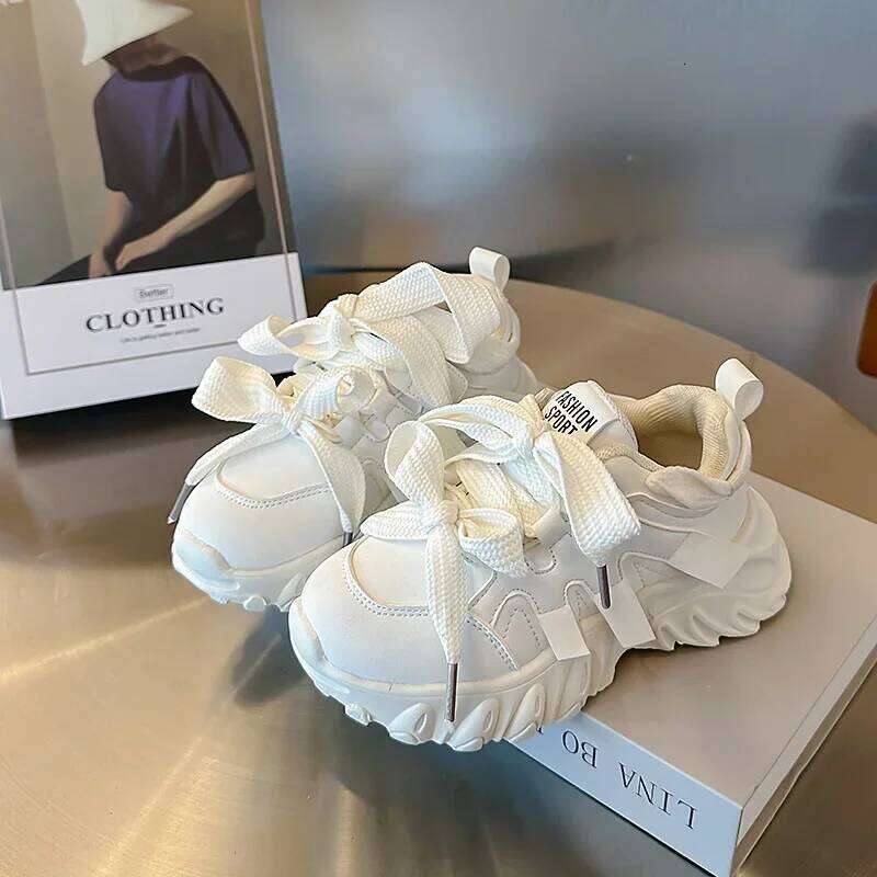 Sneakers for Children 2025 Designer Platform Casual Sports Running Shoes Girls Student Arch Support Fashion Boys H260312