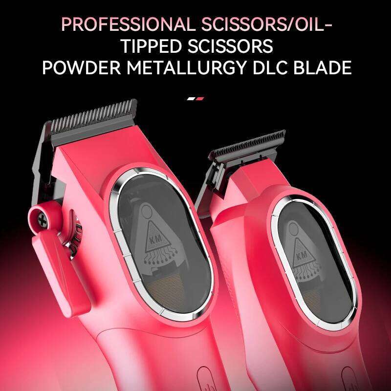 KEMEI Professional Clipper Set DLC Adjustable Intelligent Digital Display Electric USB Hair Clippers KM-8502 C260312