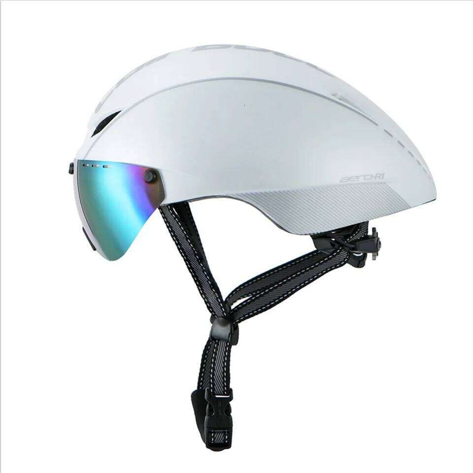 YUMAJ New Aero TT Road Bicycle Goggles Racing Sports Safety in-mold Bike Cycling Goggle Helmet 26W0312