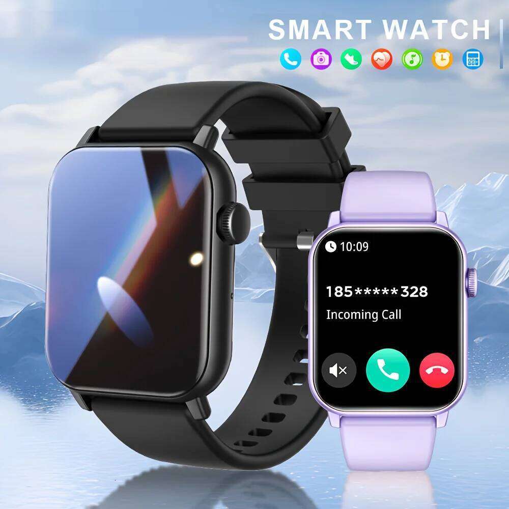 LAXASFIT New Watch with Calling Health Monitoring IP68 Water Resistance Smart Notifications Voice Assistant