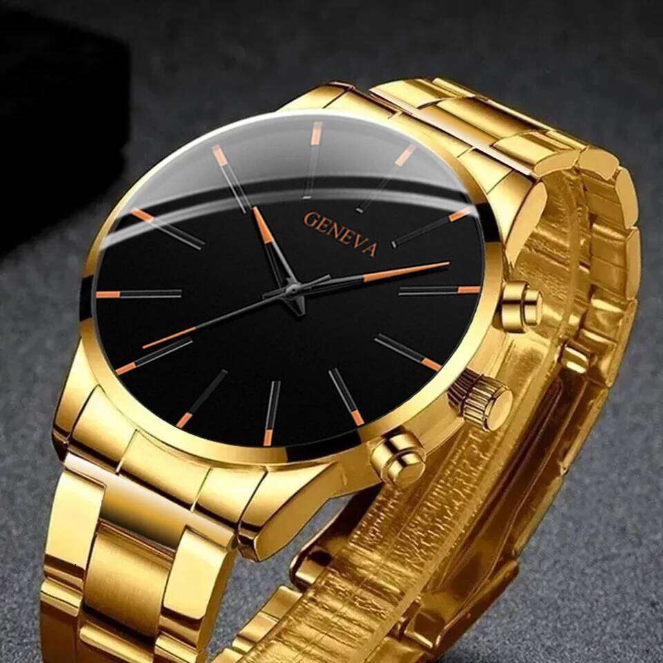 Fashionable and casual men's watch, business-style simple quartz wristwatch, Christmas, Thanksgiving, Valentine's Day gifts