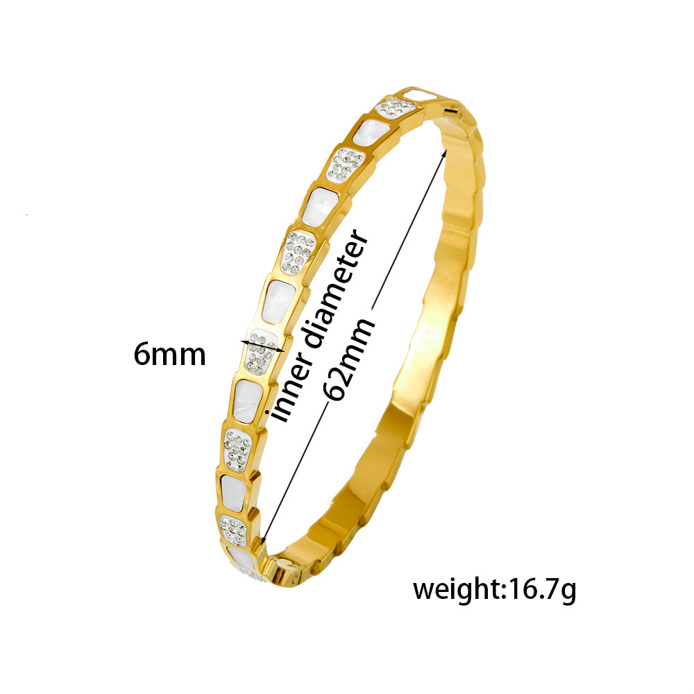 Luxury Brand Designer Jewelry For Women Korean-style Snake Bone Clasp Bracelet Bracelet High-end Bestseller Ins-style Niche Design Elegant Light Luxur