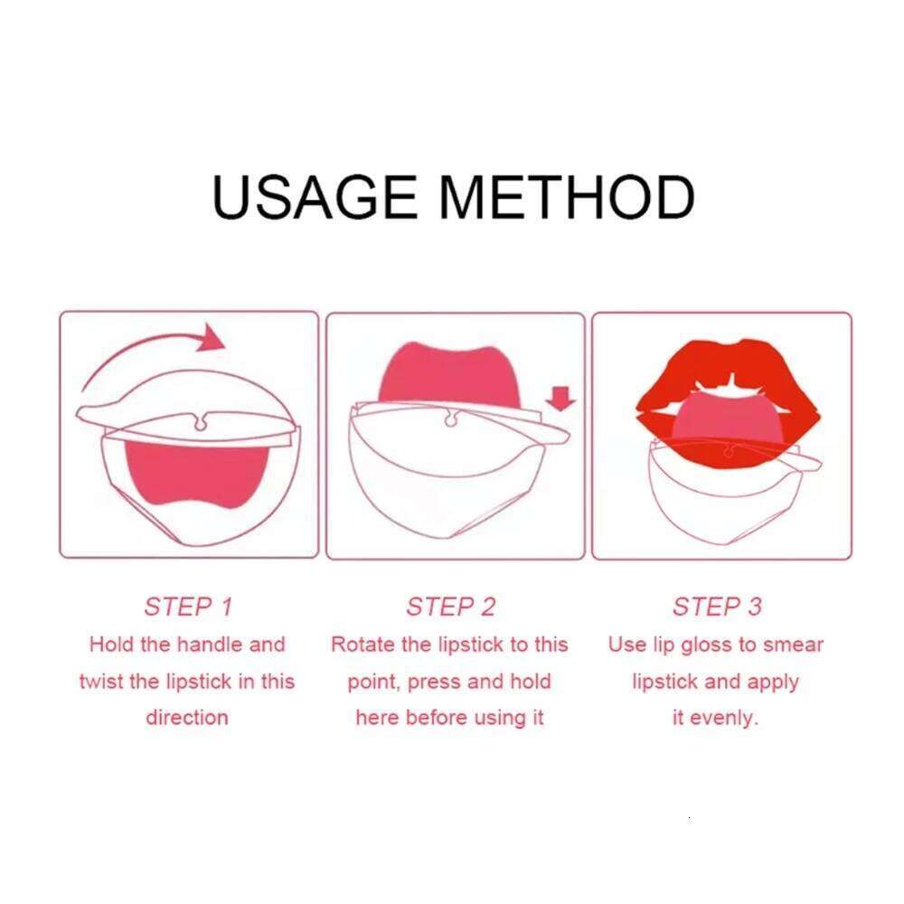 New Squeeze Into Lazy Lip-shaped Lipstick Moisturizing Matte Lip Makeup Tint Waterproof Nonstick Cup Lipgloss Korean W260311