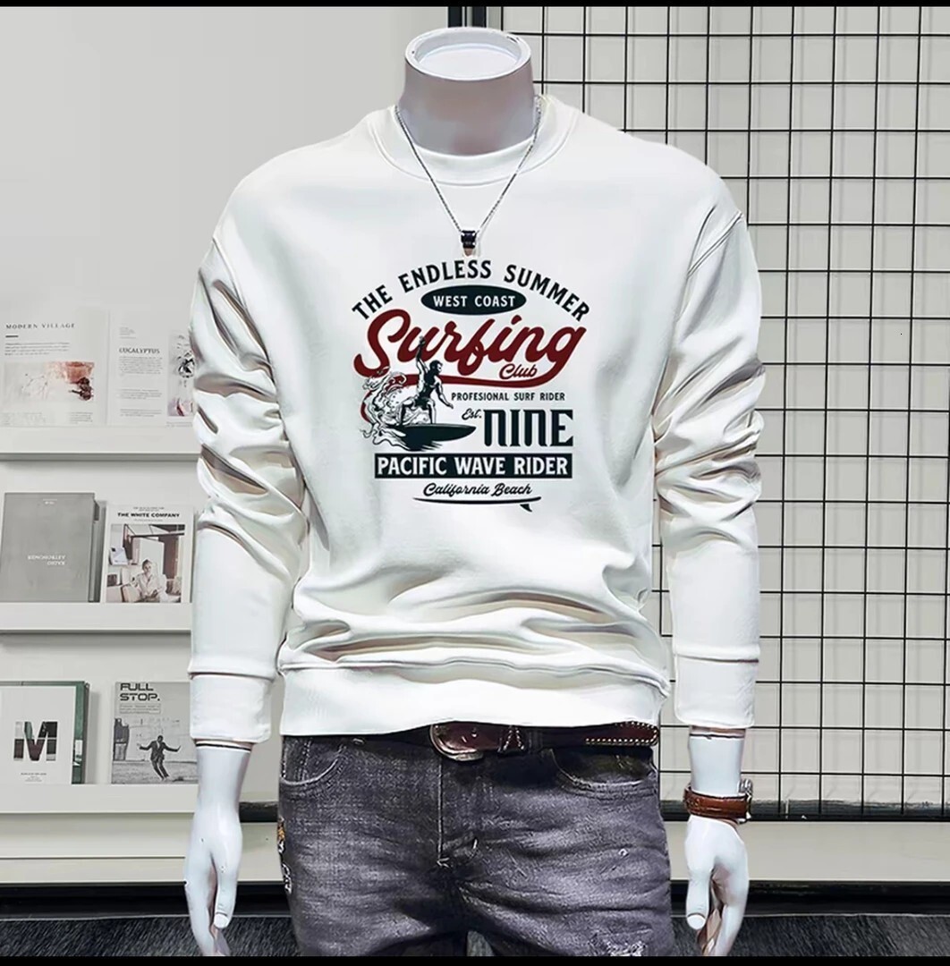 Autumn Men's Swetshirt With Round Neck New Trendy Fshion Letter Print Verstile Long-sleeve Designer Hoodie Csul Swetshirt