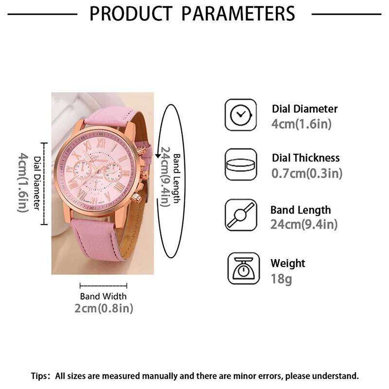 Watch For Women Fashion Casual Leather Belt Watches Simple Ladies Round Dial Quartz Wristwatches Dress Clock Reloj Mujer