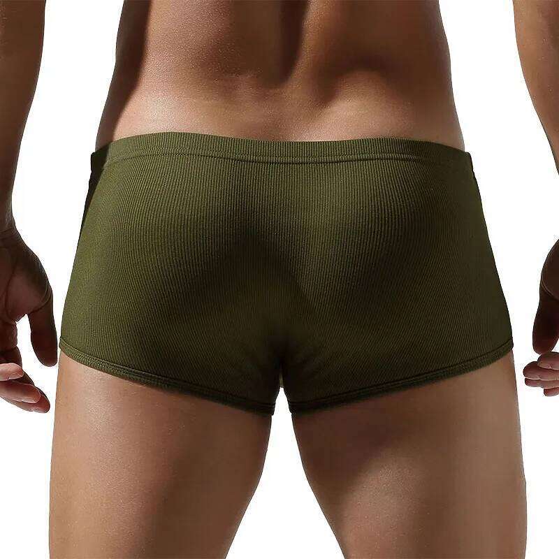 TAUWELL Soft Caution Boxer Briefs Underwear New Coming Men's Comfortable Innerwear for Daily Wear Z260312