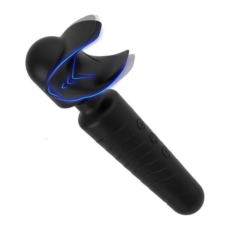 AV Wand Vibrator Men Women Couple Penis Vibrators Male Masturbator Adult Sex Toys 2 in 1 for Nipple Clitoral Stimulation Z260311