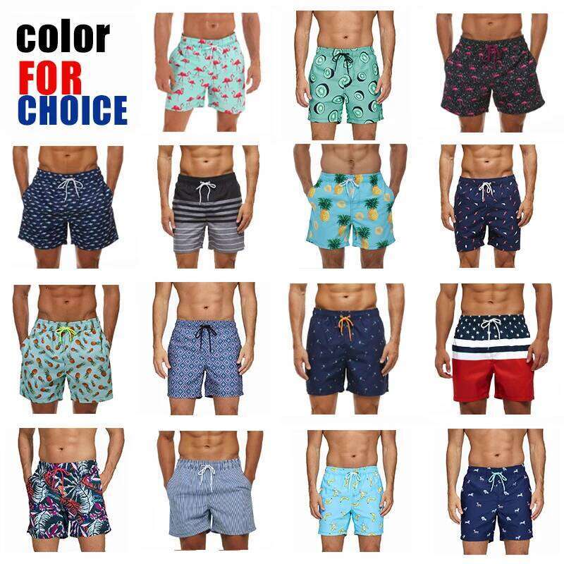 Escatch Brand Summer Mens Fashion Polyester Quick Dry Board Shorts Male Sport Gym Swimsuit Surf Swim Trunks For Man Z260312