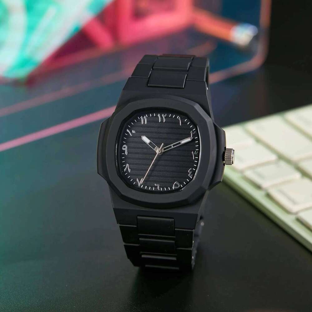 2025 New fashion Leisure minimalist men's women's night light waterproof Arabic quartz watches relojes para hombre