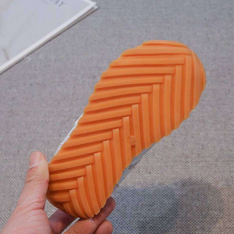 Children's Sneakers 3-18 Years Old Four Seasons Yellow Breathable Boys Girls Casual Gray Soft Non-slip Kids Running Shoes H260312