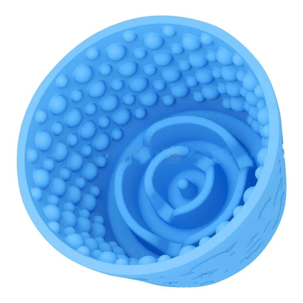 Lick Bowl, Anxiety Dog Licking Mat Freezer Treat Dispenser, Non-Slip Anti-Choking Silicone Slow Feeder Bowl for Dogs 26Y0312