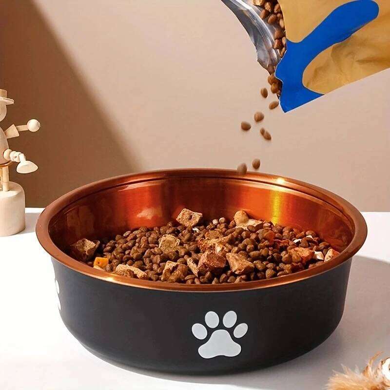 Anti-Slip Small Medium Large Feeding Bowls And Water Fountains Stainless Steel Feeders Pet Dog Accessories 26Y0312