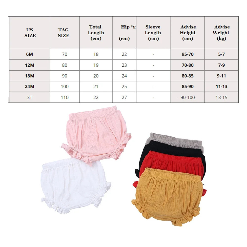 Kids Baby Boy Girls Cotton Bottom Infant Bloomer Briefs Diaper Cover Panties 02 Years Bloomers Shorts BCT037 260311