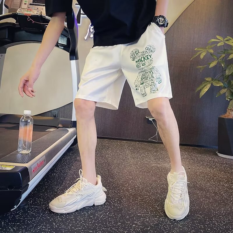 2026 New Designer Luxury Brand Men's Summer Ice Silk Shorts Thin Korean Style Fashionable Loose, Multi-functional Casual Sports Shorts Fashion Br