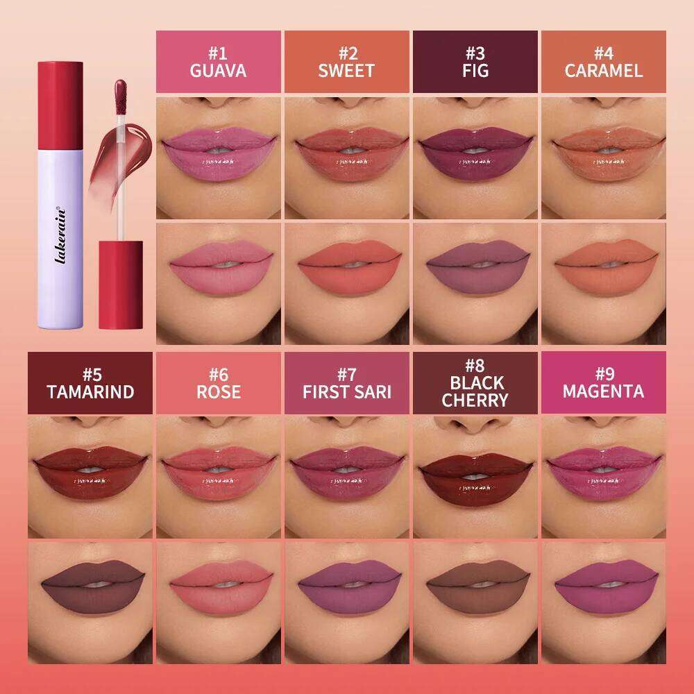 Staining Oil Kulfe Gloss Stain Two In One Long Lasting Deep Hydration Moisturizing Non Sticky Waterproof Lip Cosmetics W260311